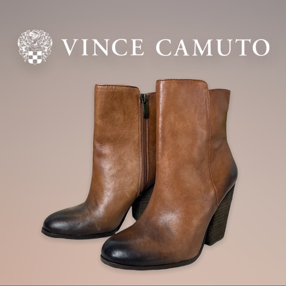 Vince Camuto Shoes - VINCE CAMUTO | Candet Two Tone Leather Booties